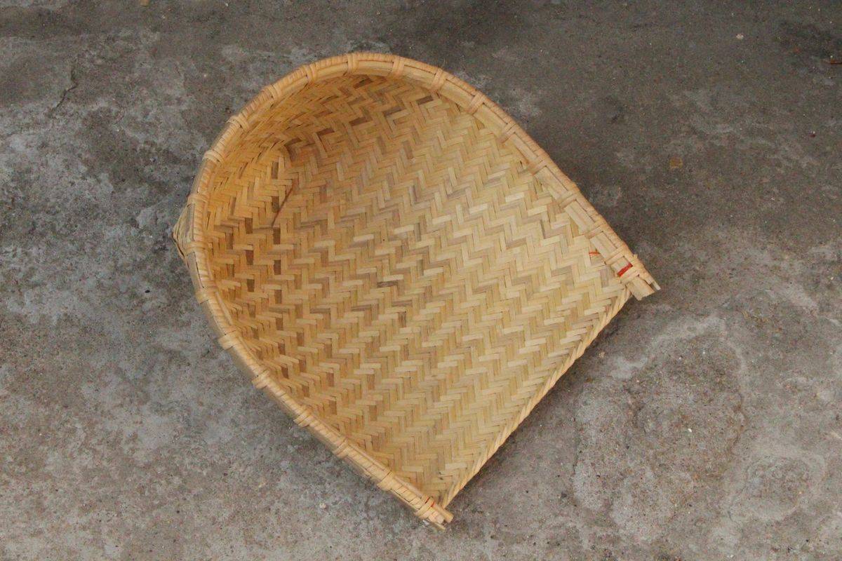 竹编簸箕 直径32cm - 竹制品 - 原味生活